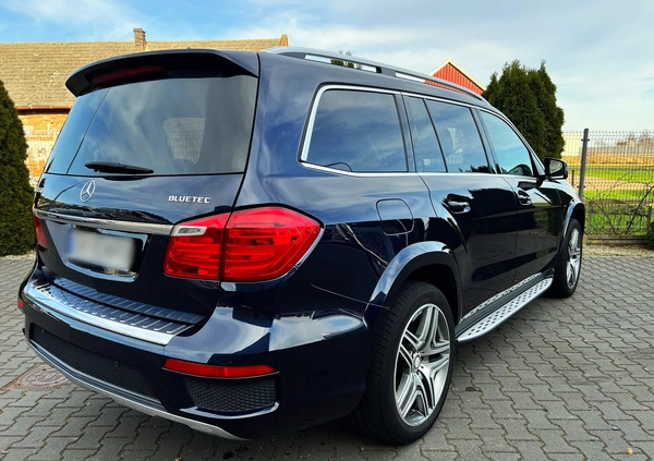 Mercedes-Benz GL cena 168999 przebieg: 124359, rok produkcji 2013 z Tomaszów Lubelski małe 781